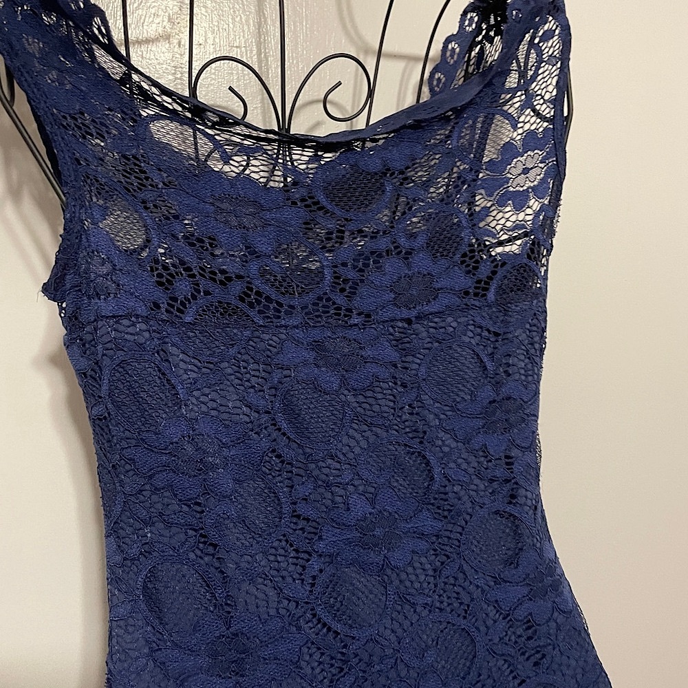 Navy Blue boatneck beautiful dress